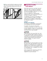 Preview for 17 page of Siemens LC91KWW20B Instructions For Installation And Use Manual