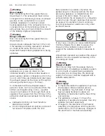 Preview for 18 page of Siemens LC91KWW20B Instructions For Installation And Use Manual