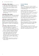 Preview for 4 page of Siemens LC91KWW60B Instructions For Installation And Use Manual