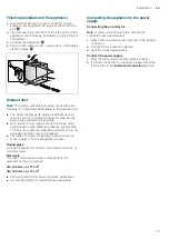 Preview for 15 page of Siemens LC94BBC50B Instructions For Installation And Use Manual