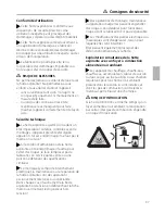 Preview for 47 page of Siemens LC958BA90 Operating And Installation Instructions