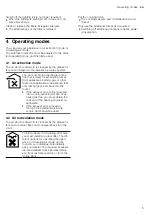 Preview for 5 page of Siemens LC97FLR61S User Manual And Installation Instructions