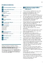 Preview for 3 page of Siemens LD96DAM50 Instruction Manual