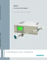 Preview for 1 page of Siemens LDS 6 Operating Instructions Manual