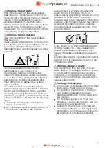 Предварительный просмотр 12 страницы Siemens LF98BIP50 Instructions For Installation And Use Manual