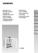 Preview for 1 page of Siemens LI 12530 Operating And Installation Instructions