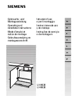 Preview for 1 page of Siemens LI 44630 Operating And Installation Manual