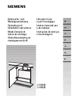 Preview for 1 page of Siemens LI 44930 Operating And Installation Manual