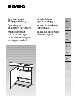 Siemens li 48632 Operating And Installation Instructions preview