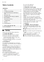 Preview for 2 page of Siemens LI60LBC24 User Manual And Installation Instructions