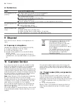 Preview for 8 page of Siemens LI60LBC24 User Manual And Installation Instructions