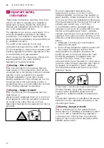 Preview for 10 page of Siemens LI63LA520 Instructions For Installation And Use Manual