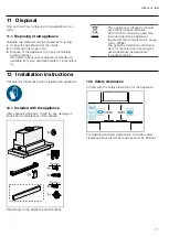 Предварительный просмотр 11 страницы Siemens LI67SA271 User Manual And Installation Instructions