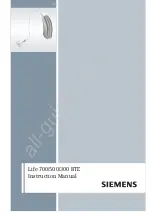 Siemens Life 300 BTE Instruction Manual preview