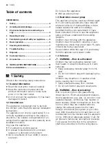 Preview for 2 page of Siemens LJ67BAM60 User Manual And Installation Instructions