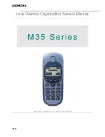 Предварительный просмотр 1 страницы Siemens M35 Service Manual