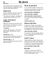 Preview for 14 page of Siemens M50 User Manual