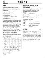 Preview for 76 page of Siemens M50 User Manual