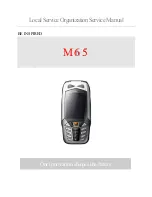 Siemens M65 Service Manual предпросмотр