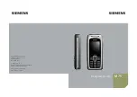 Siemens M75 User Manual preview