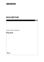 Preview for 123 page of Siemens MAGNETOM Skyra Owner'S Manual