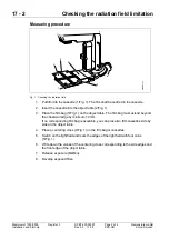 Предварительный просмотр 86 страницы Siemens MAMMOMAT 3000 Installation And Start-Up Instructions Manual