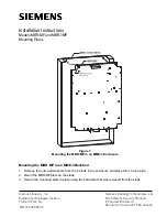 Siemens MBR-MP Installation Instructions preview