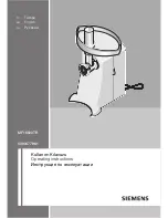 Preview for 1 page of Siemens MF15500TR Operating Instructions Manual