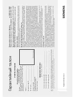 Preview for 11 page of Siemens MF15500TR Operating Instructions Manual
