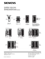 Siemens MH-5 Series Installation Instructions Manual preview