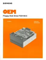 Preview for 1 page of Siemens Microfloppy FDD100-5 Operating And Maintenance Manual