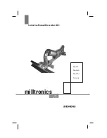 Preview for 1 page of Siemens Milltronics MCS Instruction Manual