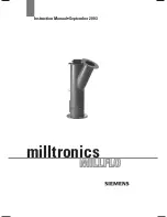 Предварительный просмотр 1 страницы Siemens Milltronics MILLFLO Instruction Manual