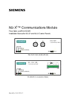 Siemens MJ-X Installation Manual preview