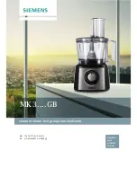 Siemens MK3....GB Instruction Manual preview