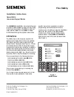 Preview for 1 page of Siemens MKB-4 Installation Instructions