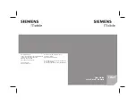 Предварительный просмотр 1 страницы Siemens Mobile CF62T User Manual