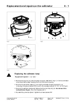 Предварительный просмотр 71 страницы Siemens MOBILETT Plus Service Instructions Manual