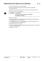 Предварительный просмотр 73 страницы Siemens MOBILETT Plus Service Instructions Manual