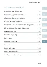 Preview for 181 page of Siemens Motion 101 BTE User Manual