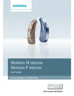 Siemens Motion M micon User Manual preview