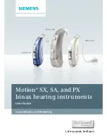 Preview for 1 page of Siemens Motion PX User Manual