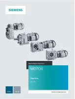 Предварительный просмотр 1 страницы Siemens MOTOX BA 2010 Operating Instructions Manual