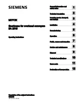 Preview for 3 page of Siemens MOTOX BA 2515 Operating Instructions Manual