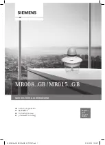 Siemens MR008 GB Series Instruction Manual предпросмотр