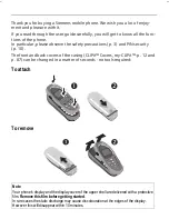 Предварительный просмотр 2 страницы Siemens MT50 User Manual