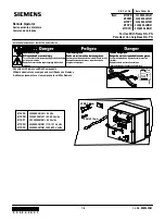 Siemens MTRPB Installation Instructions Manual preview