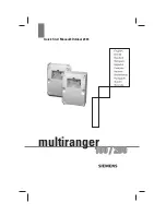 Siemens multiranger 200 Quick Start Manual preview