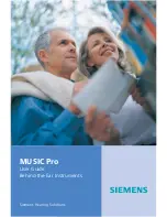 Preview for 1 page of Siemens MUSIC Pro User Manual