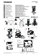 Предварительный просмотр 1 страницы Siemens MVS661 N Series Mounting Instructions